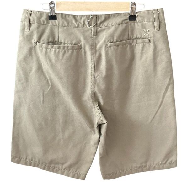 Hurley Men's Beige Hybrid Chino Shorts Size 32 Casual Summer Wear - Picture 2 of 6